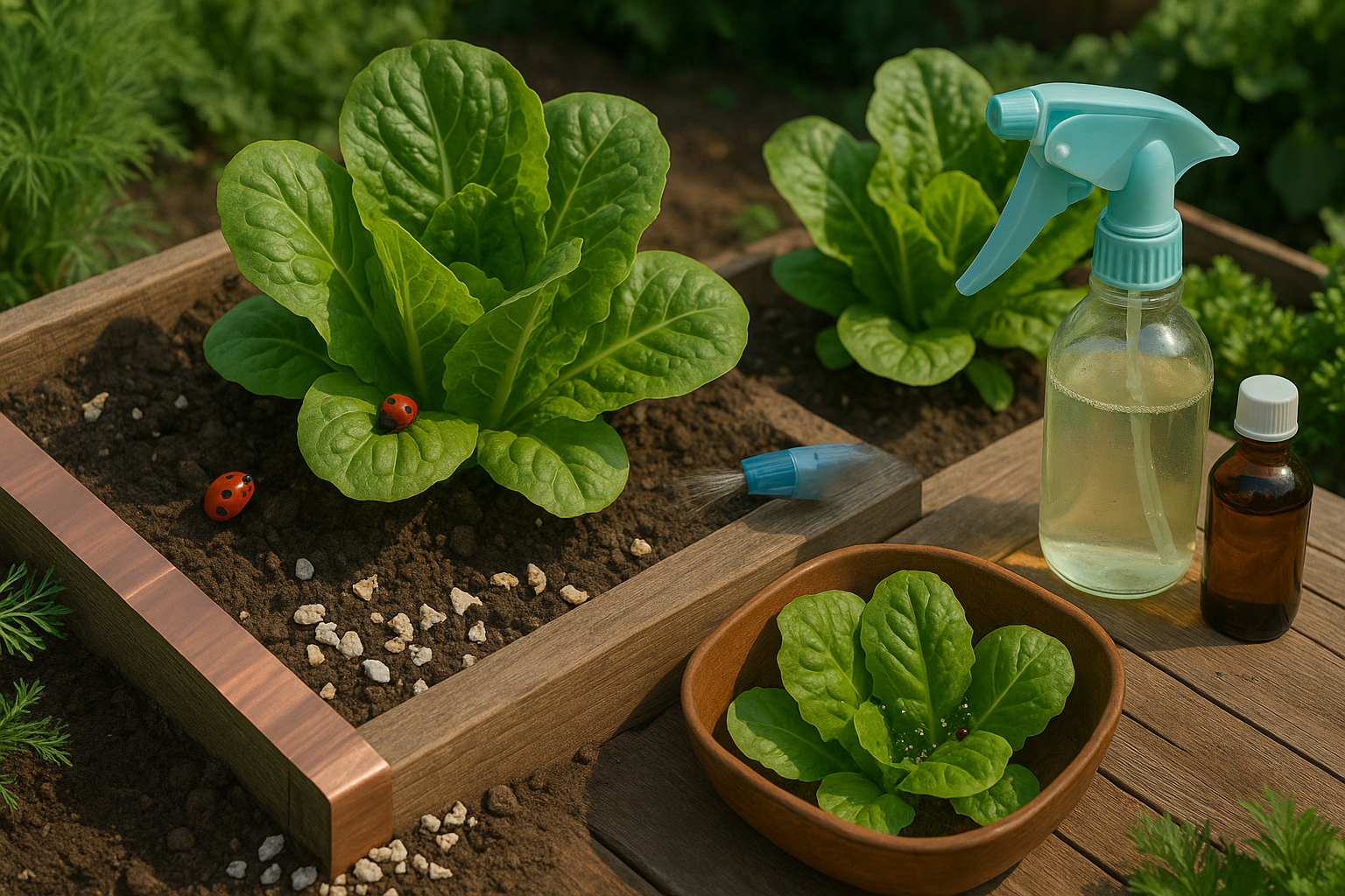 Natural Pest and Disease Control for Lettuce
