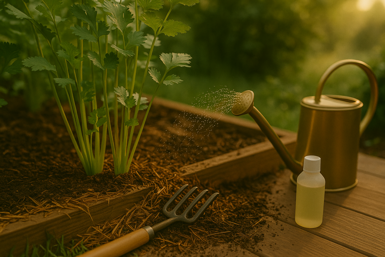Ongoing Soil Care for Healthy Cilantro