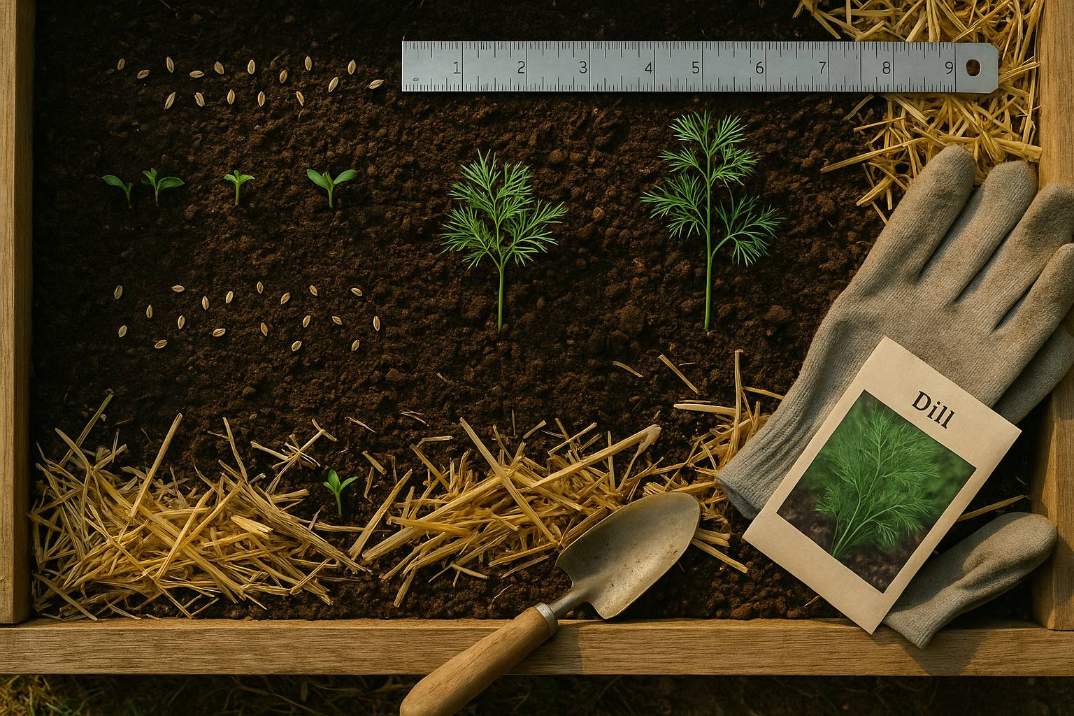 Planting Dill in Raised Beds