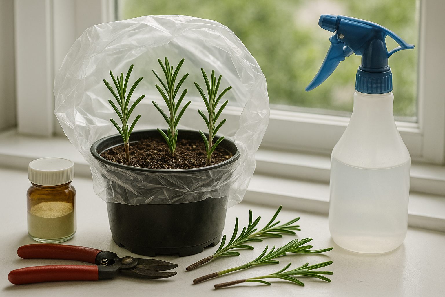 Planting Propagating Rosemary