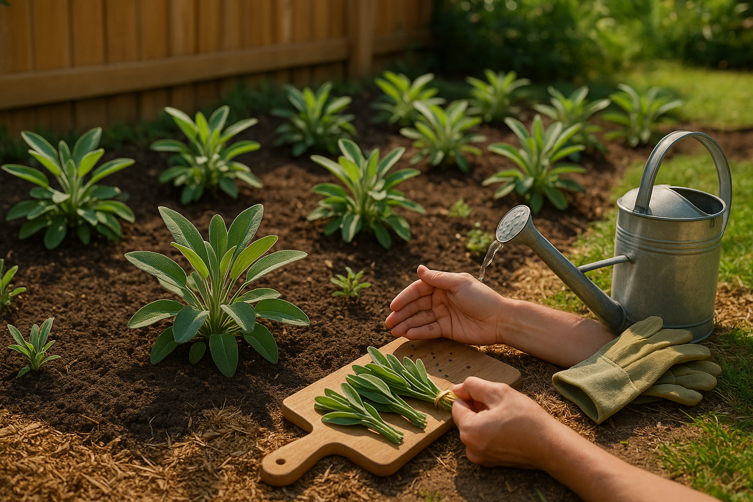 Planting Sage Outdoors Ongoing Maintenance