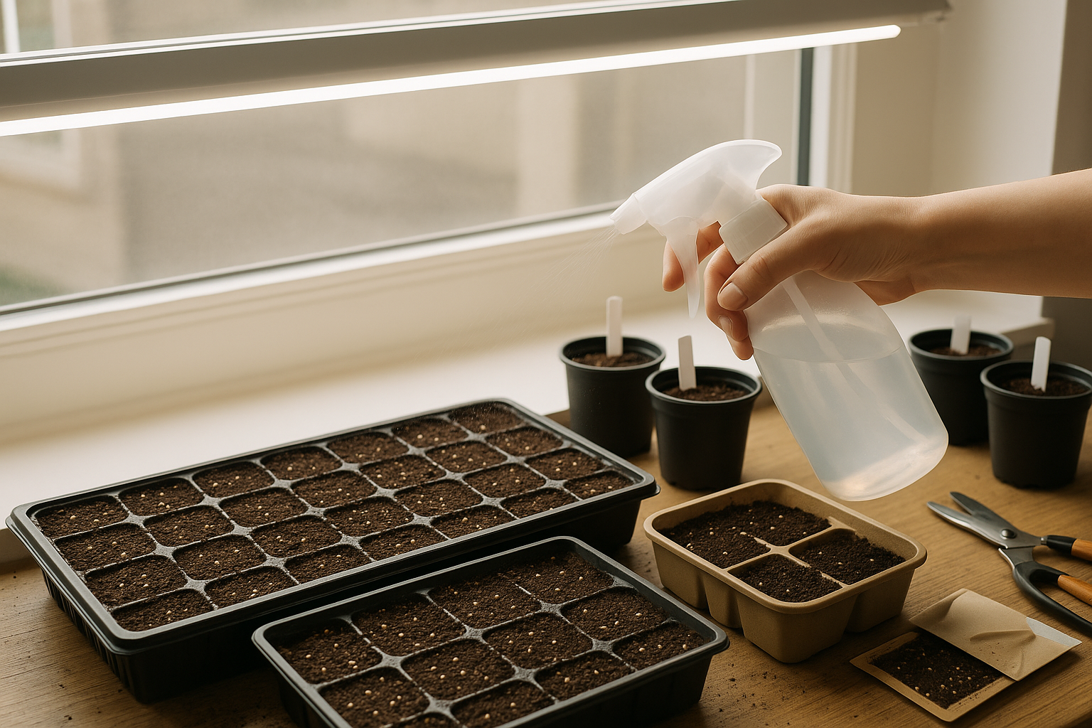 Planting Starting Lemon Balm