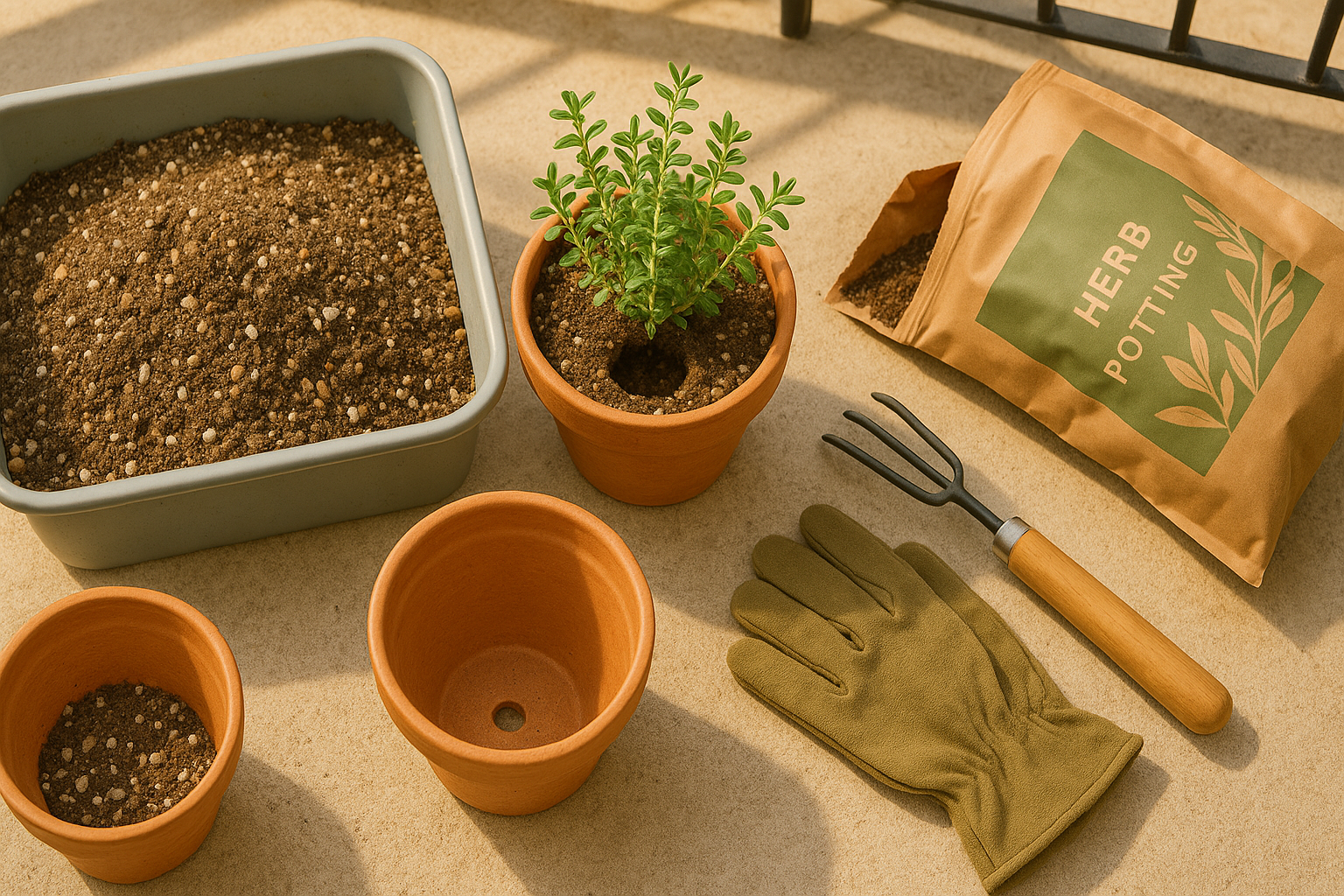 Planting Thyme