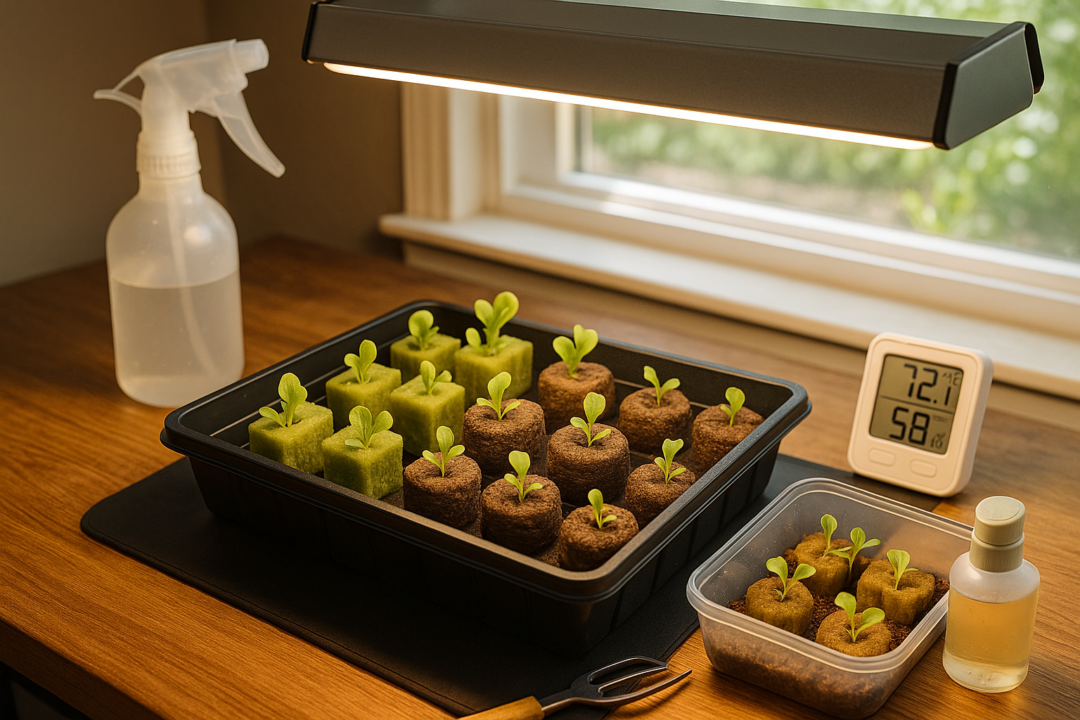 Planting and Germinating Lettuce Seeds