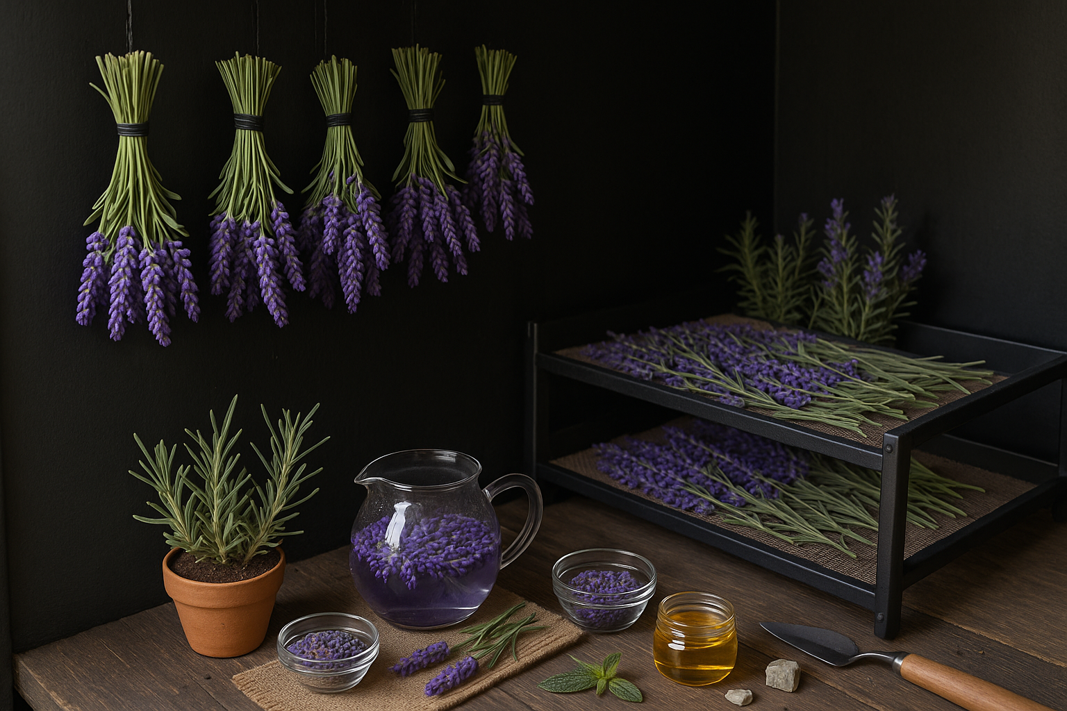 Popular Methods for Drying Lavender