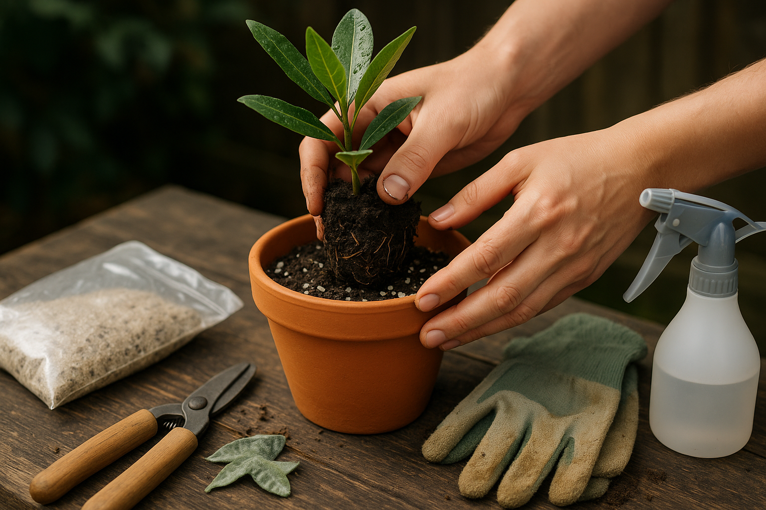 Potting Mix and Planting Instructions