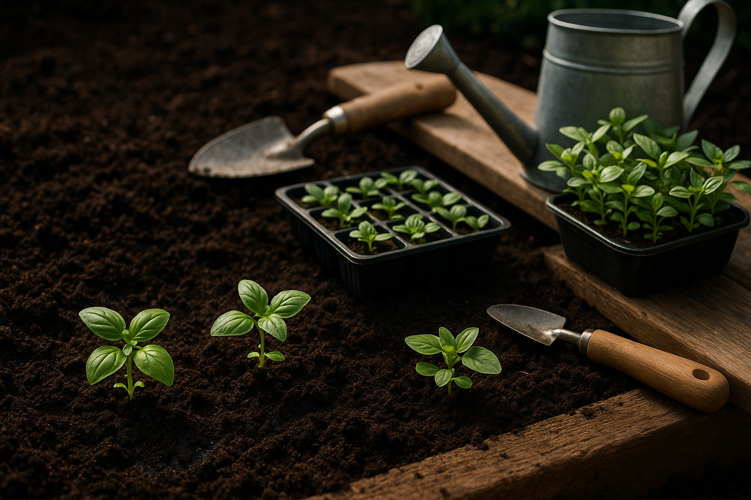 Preparing Soil and Planting Your Basil