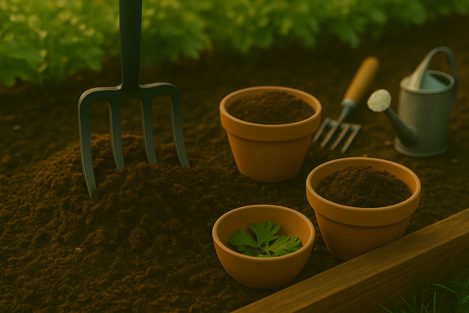 Prepping Garden Beds and Containers for Parsley