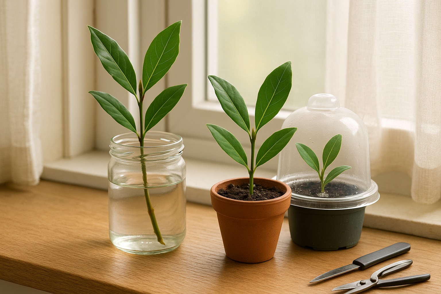 Rooting Your Bay Leaf Cutting