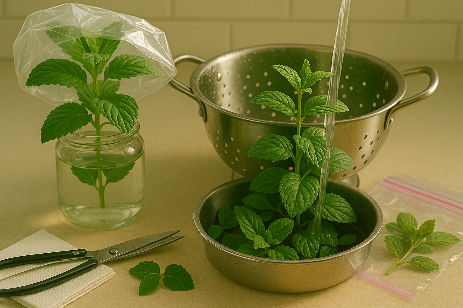 Section Best Practices for Storing Fresh Mint
