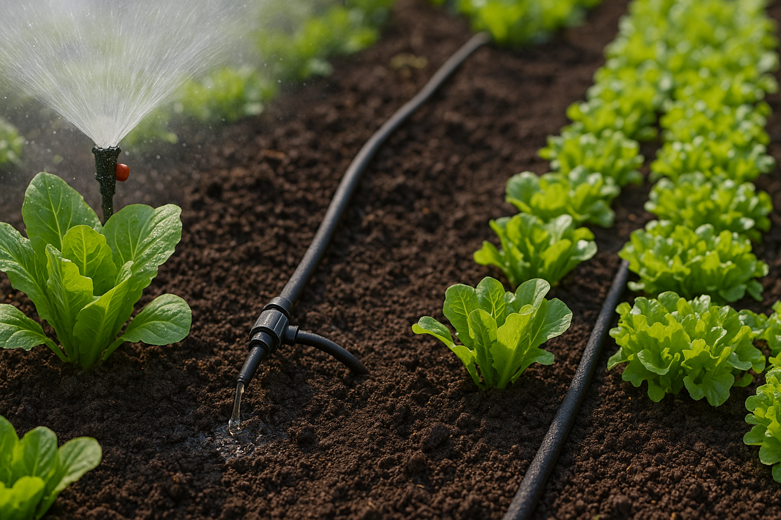 Section Common Types of Irrigation Systems for Lettuce
