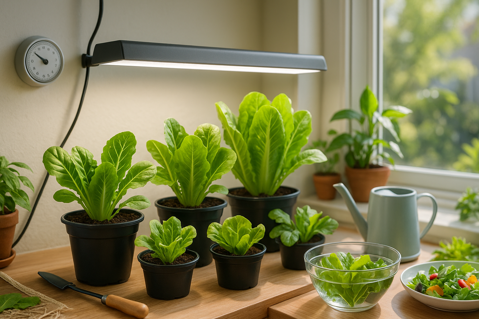 Section Growing Lettuce Indoors Light Sources Tips