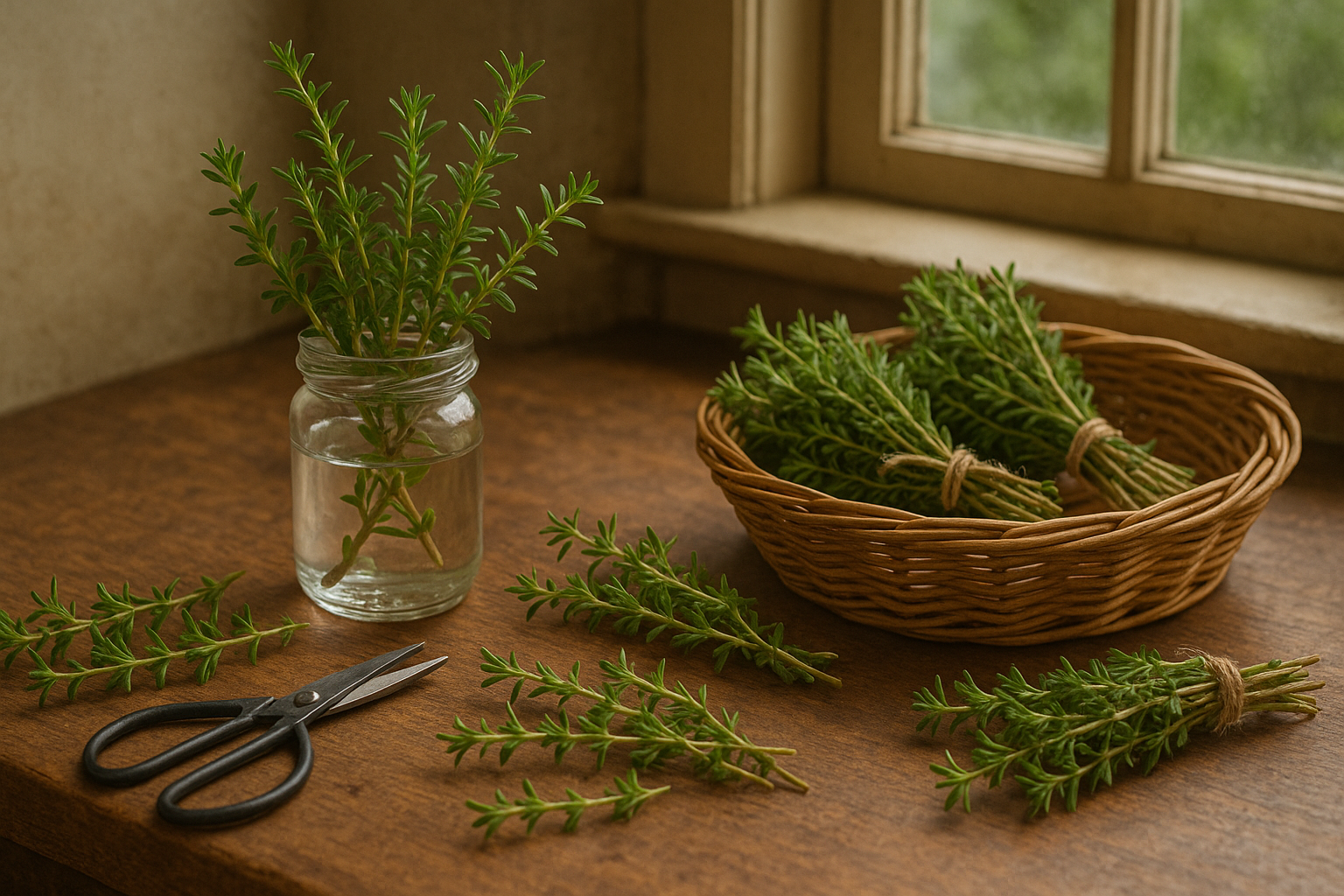 Section Harvesting and Using Thyme