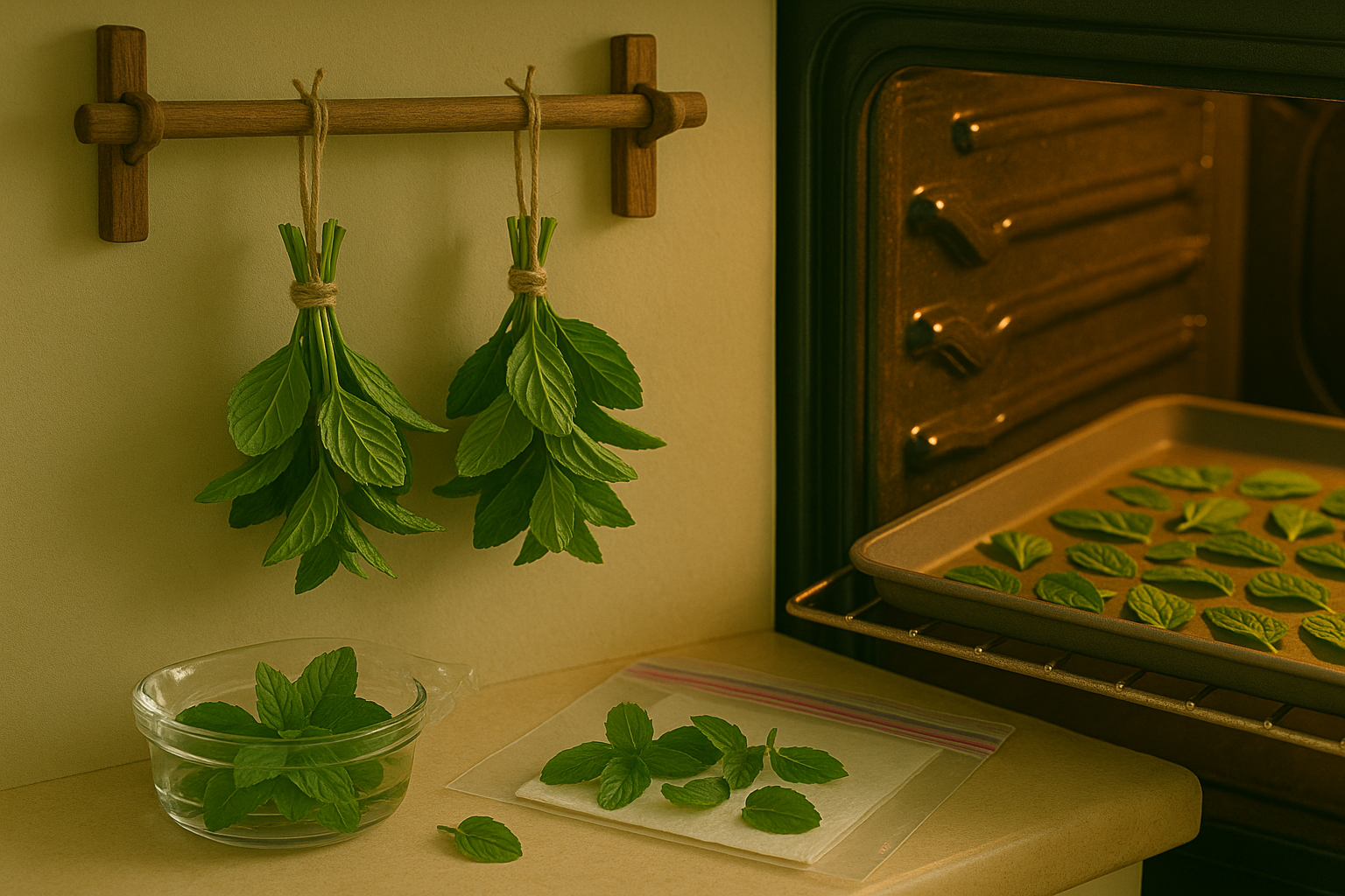 Section How to Dry and Preserve Mint for Long-Term Use