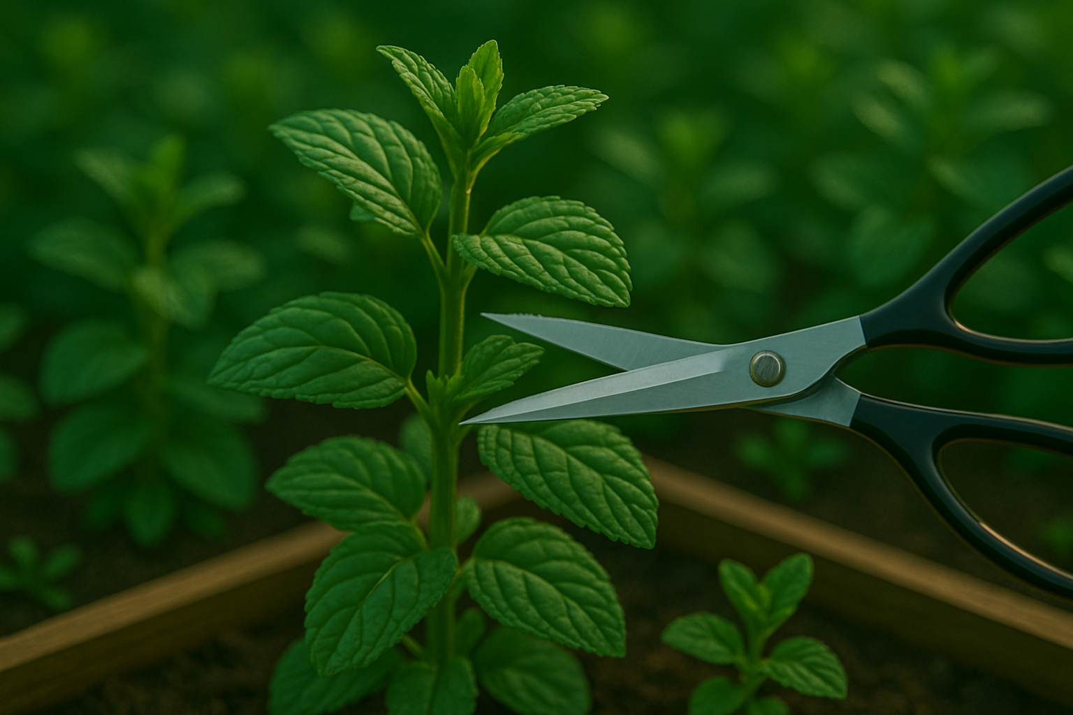Section How to Harvest Mint Without Damaging the Plant