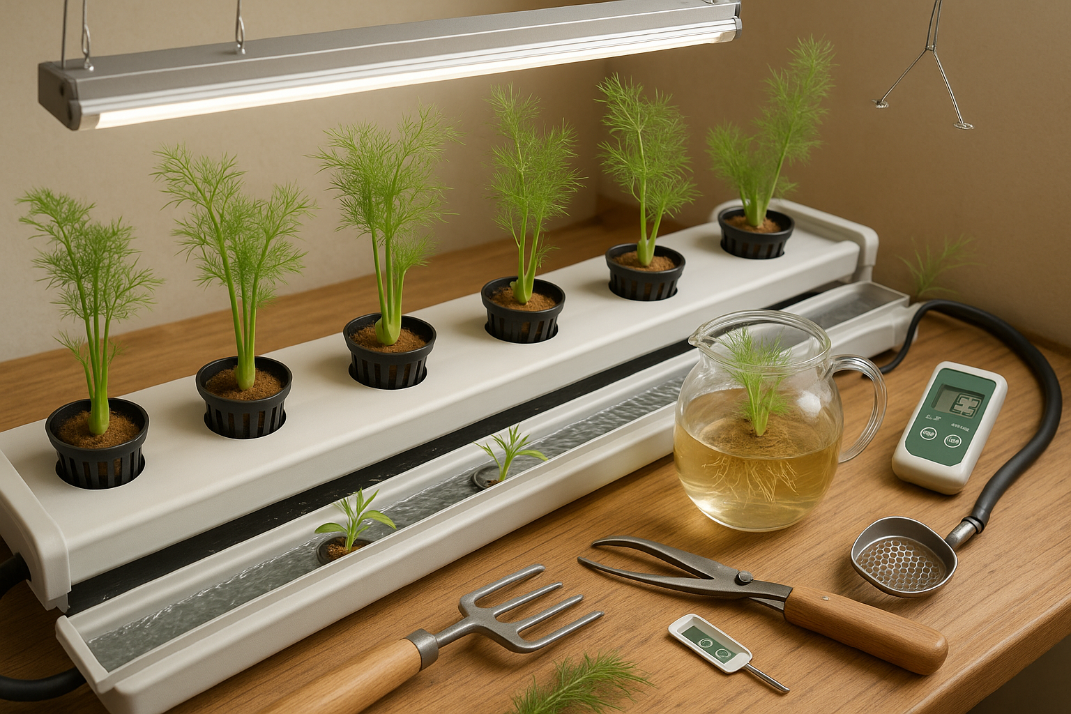 Setting Up Hydroponic Systems for Fennel