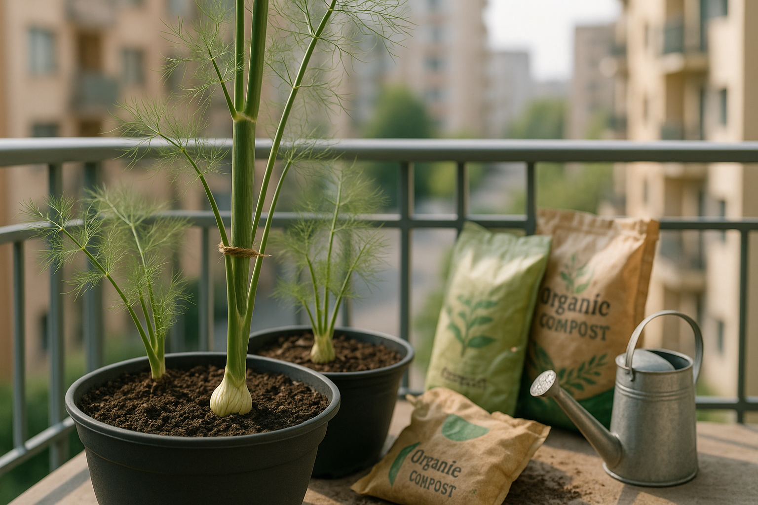 Setting Up Your Indoor or Balcony Fennel Garden