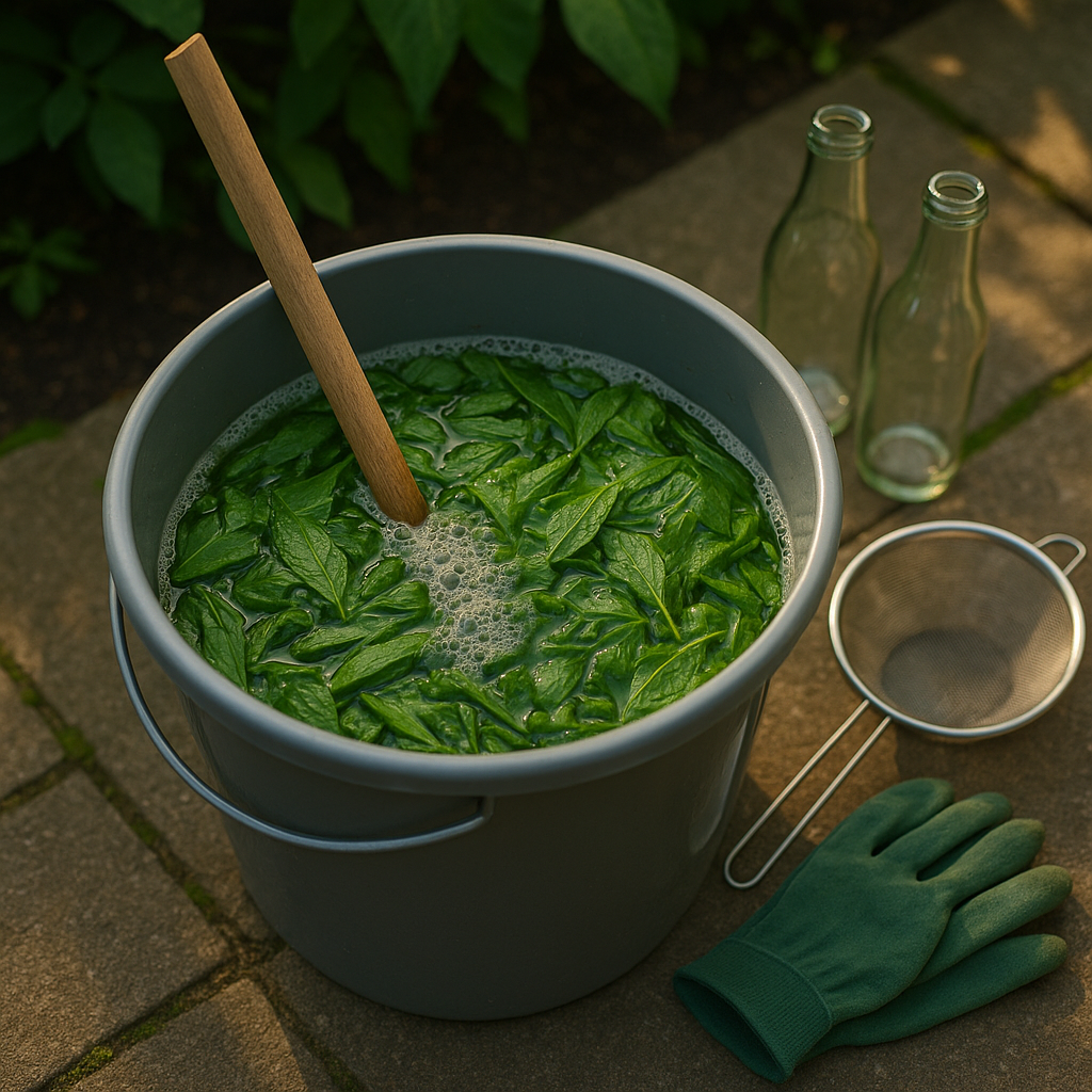 Simple Steps to Make Traditional Comfrey Liquid Fertilizer