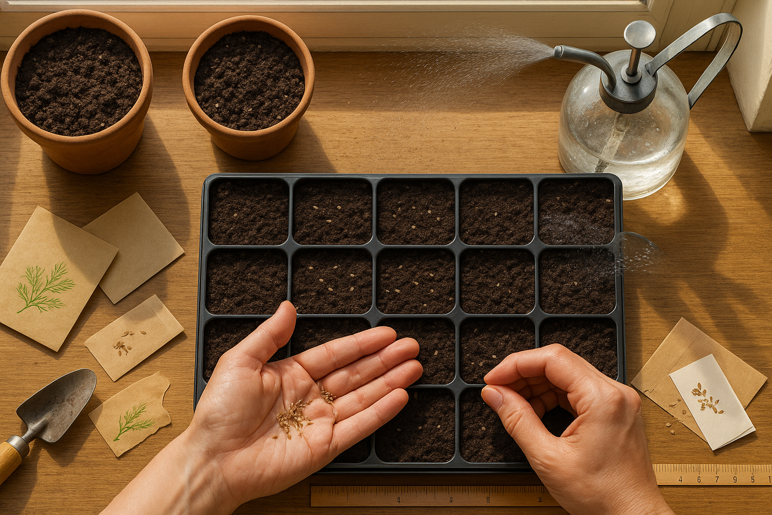 Sowing Dill Seeds Step-by-Step