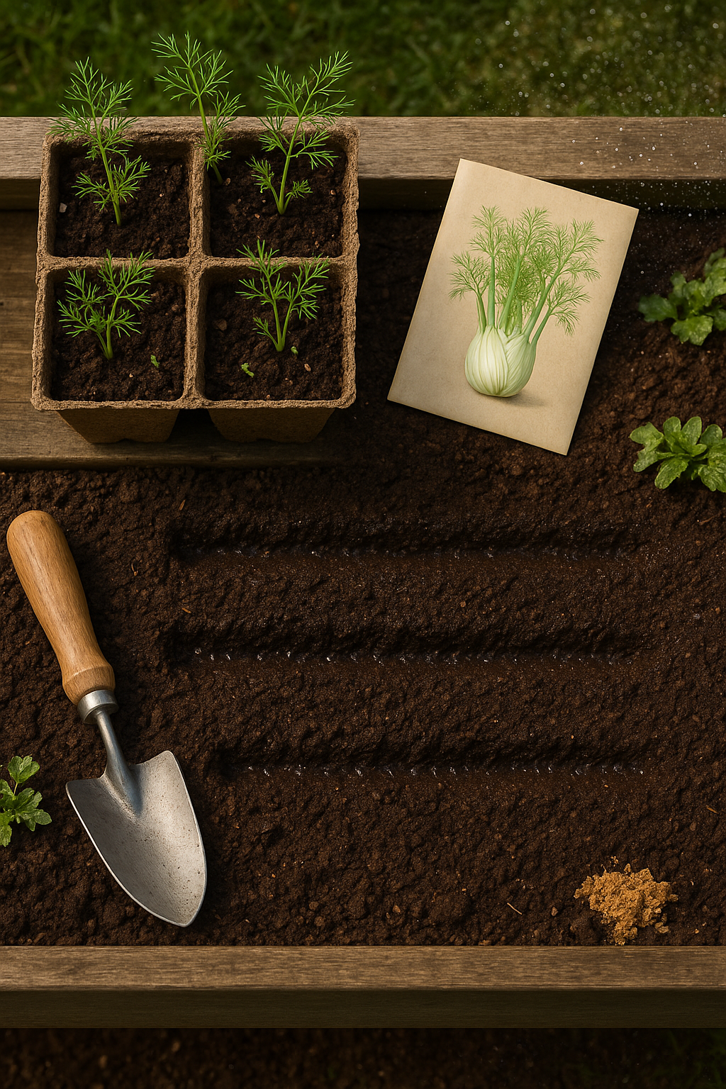 Sowing and Transplanting Fennel