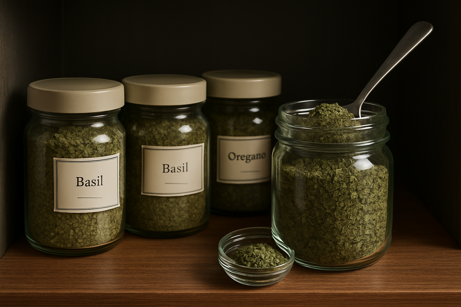 Storing Dried Basil Properly