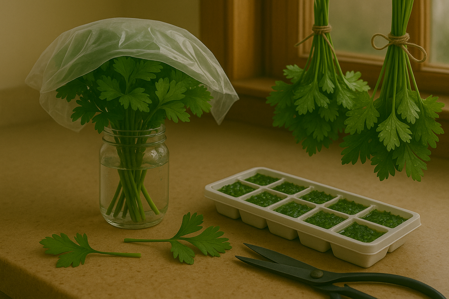 Storing and Preserving Your Parsley Harvest