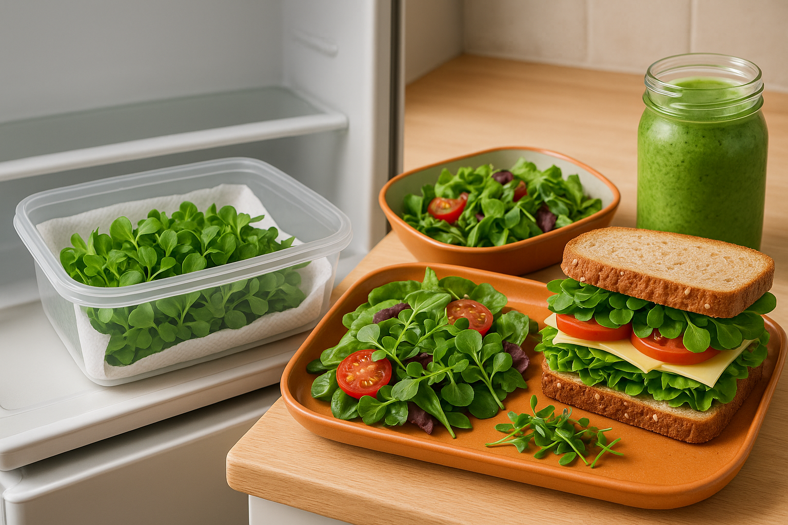 Storing and Using Your Lettuce Microgreens
