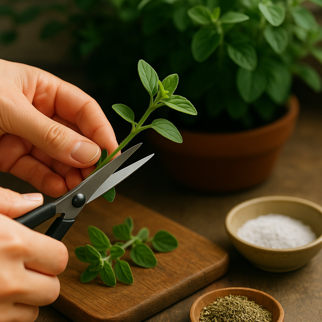 Taking and Preparing Oregano Cuttings