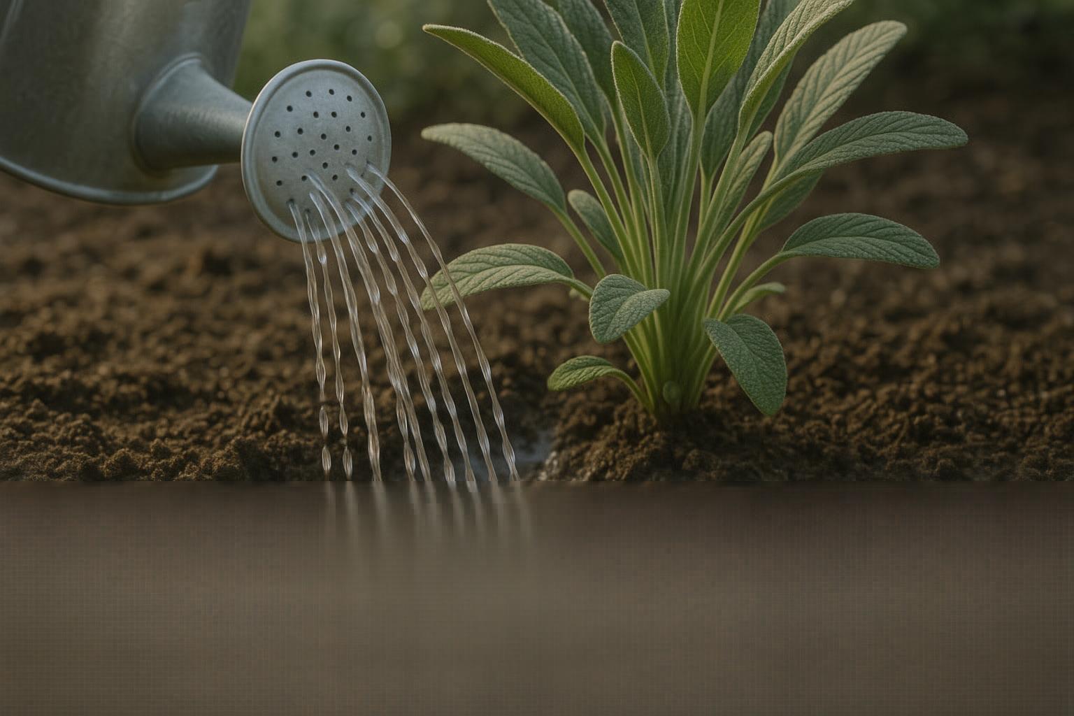 The Right Way to Water Sage