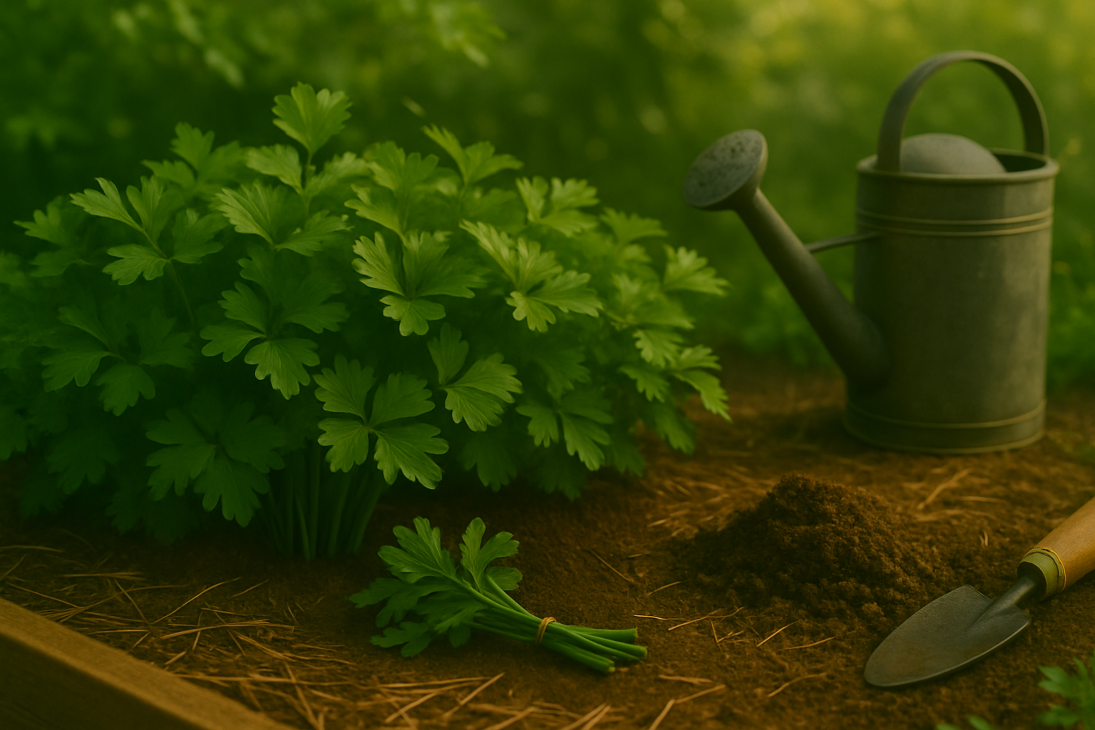 Tips for Promoting Healthy Parsley Regrowth section