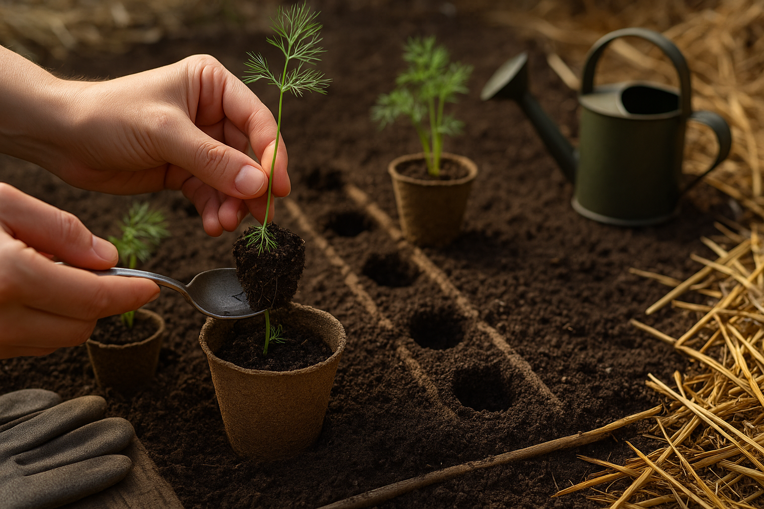 Transplanting Seedlings Without Shock