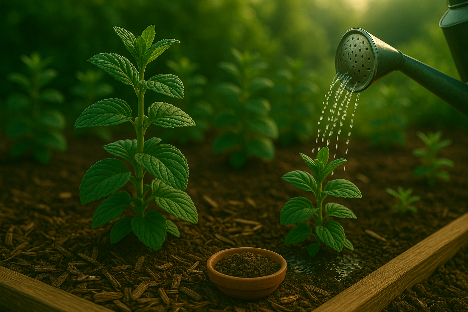 Under Best Practices for Planting and Maintaining Mint in Soil