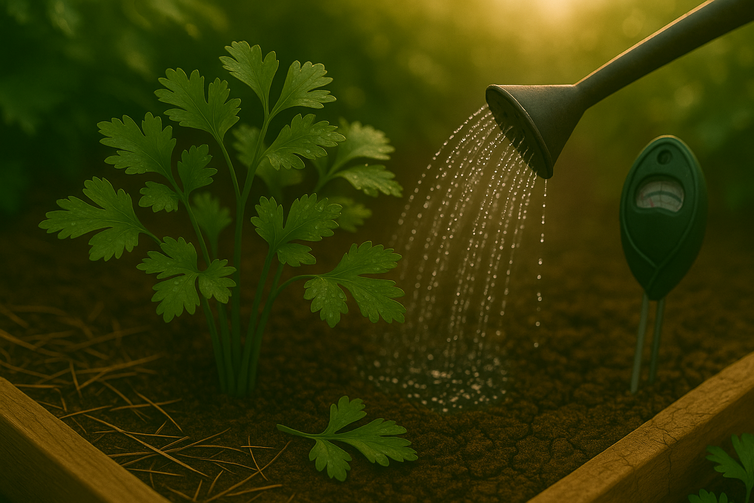 Under Best Practices for Watering Parsley
