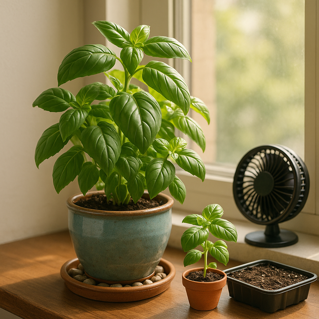 Under Caring for Your Indoor Basil Plant