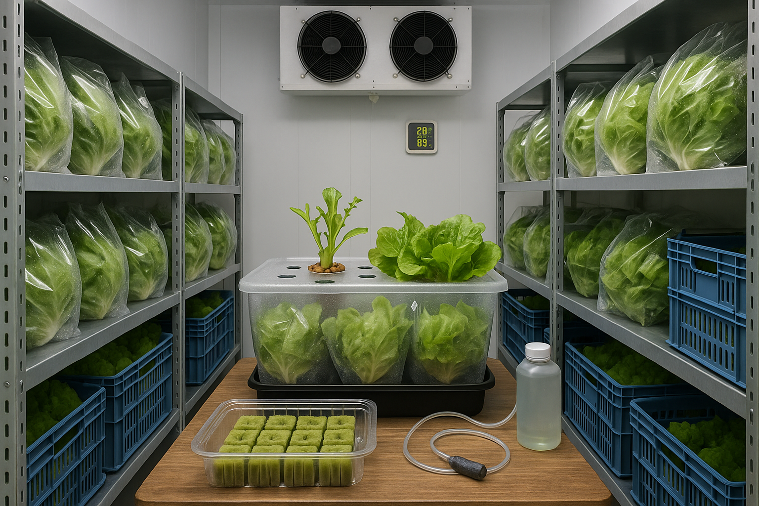 Under Efficient Storage and Cold Chain Management