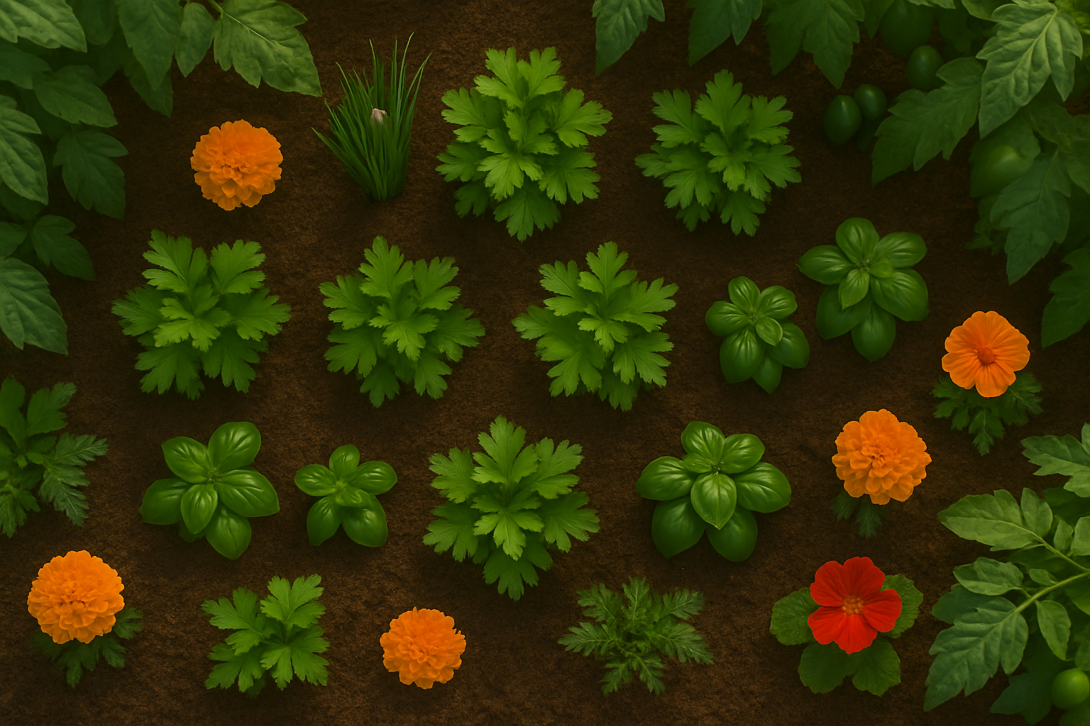 Under How to Organize Your Herb Garden for Companion Success