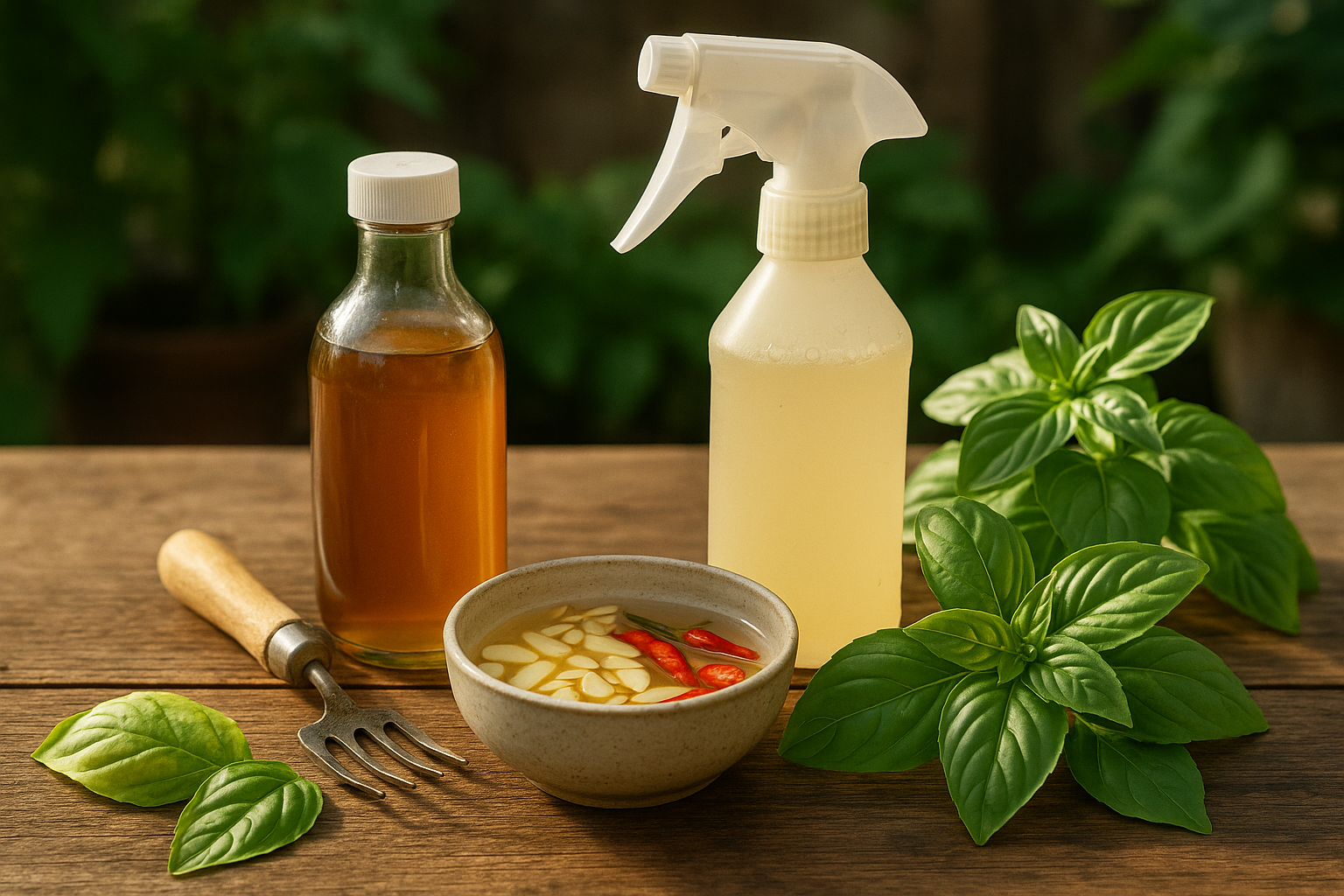 Under Natural Remedies to Remove Basil Pests