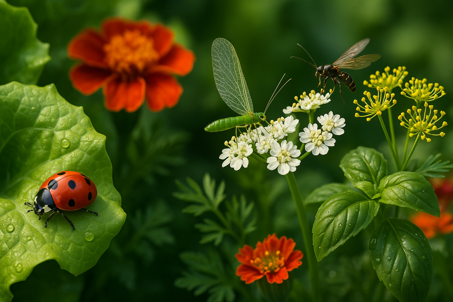 Under Natural and Biological Pest Control Methods