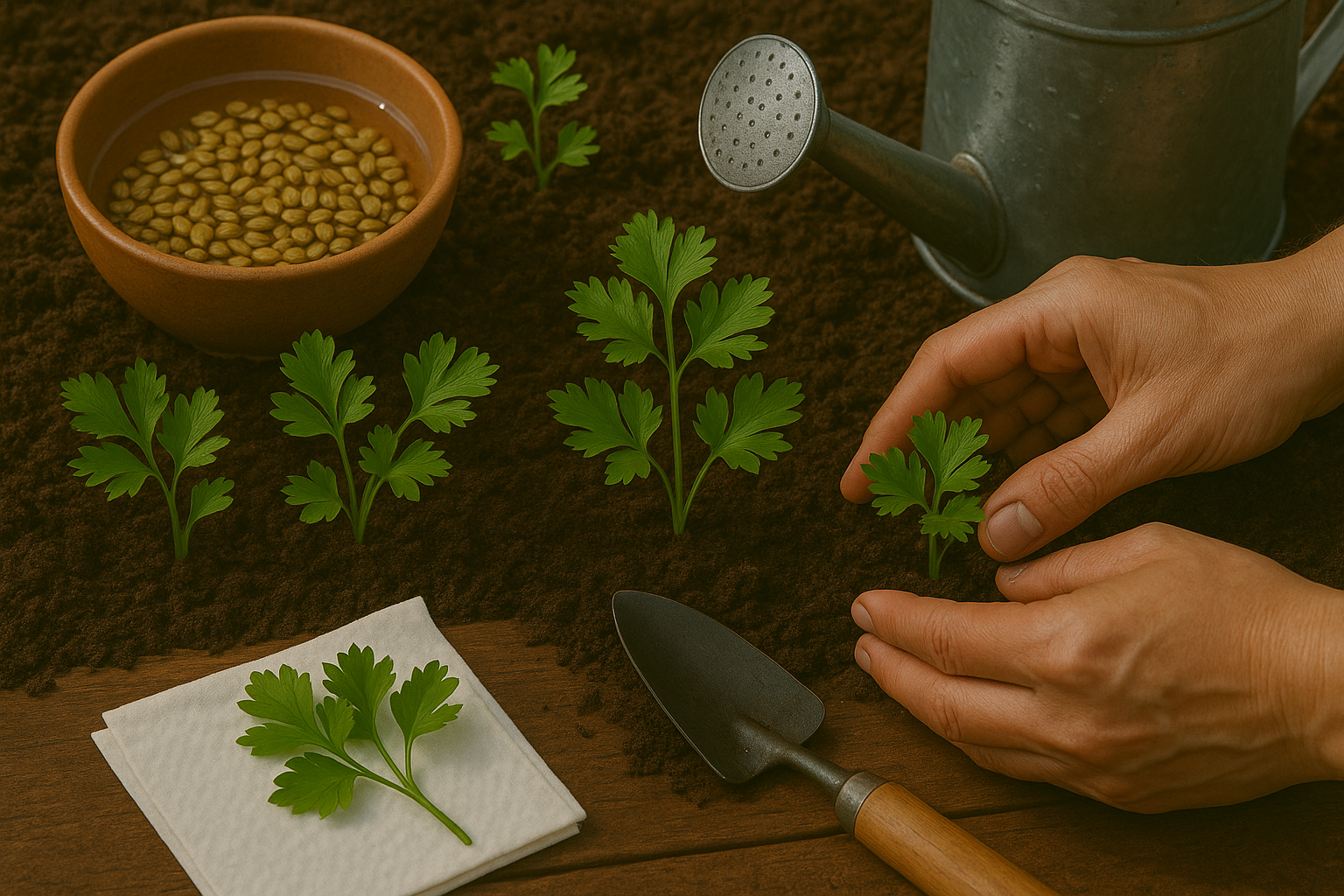 Under Planting and Growing Tips for Healthy Parsley