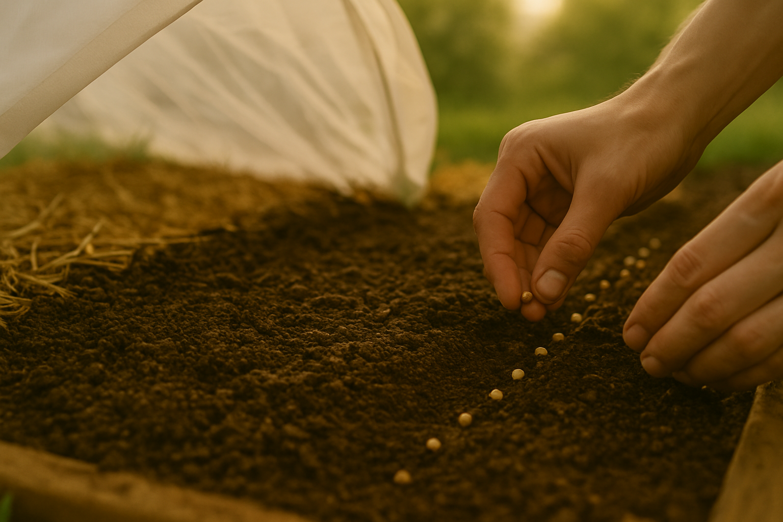 Under Preparing Soil Planting in Cold Weather