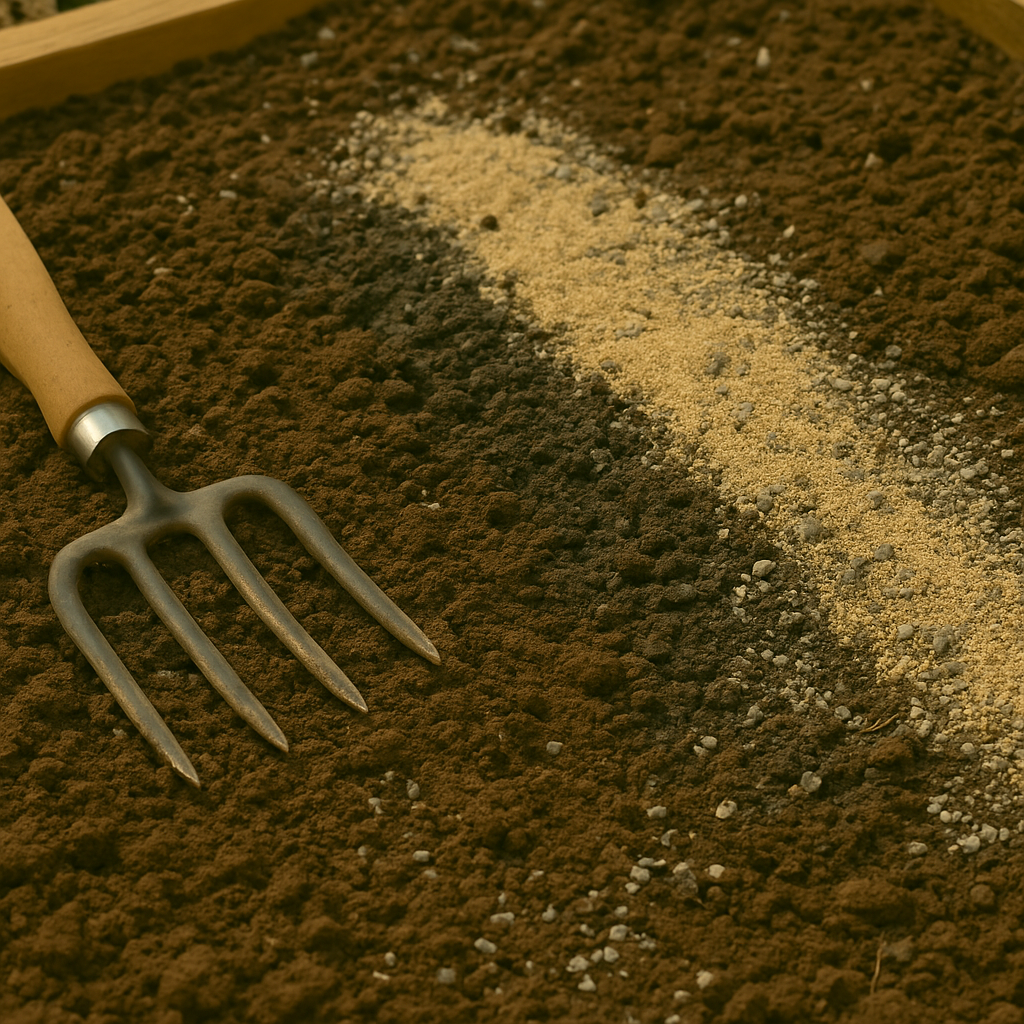 Under Preparing the Soil for Planting Chives