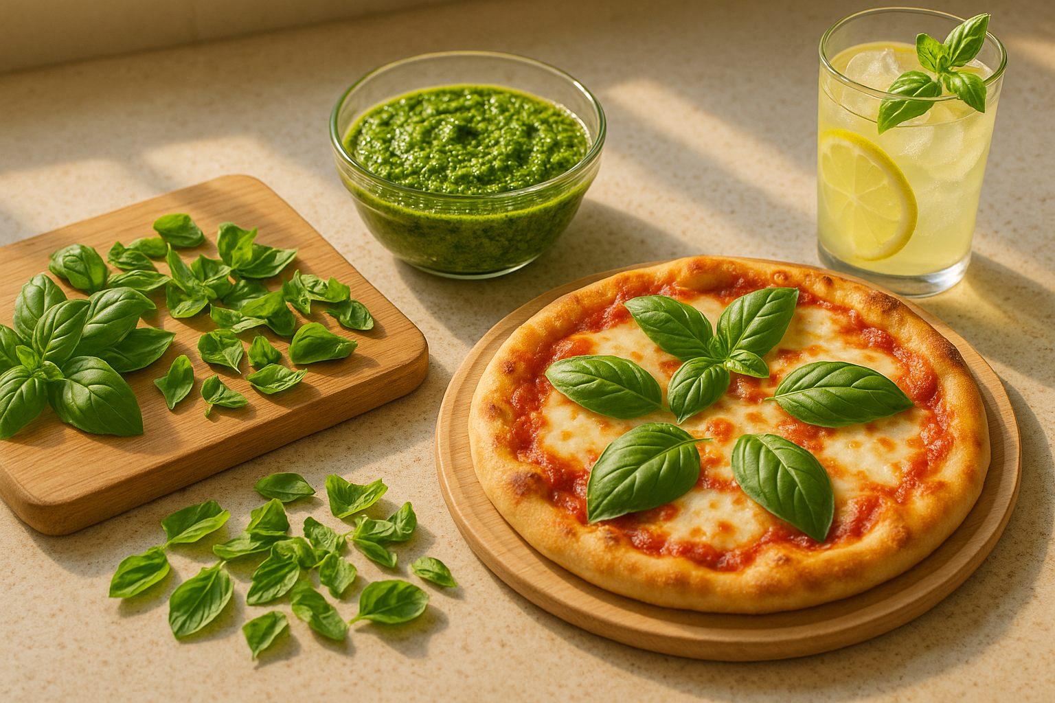 Under Quick Ideas to Use Your Homegrown Basil
