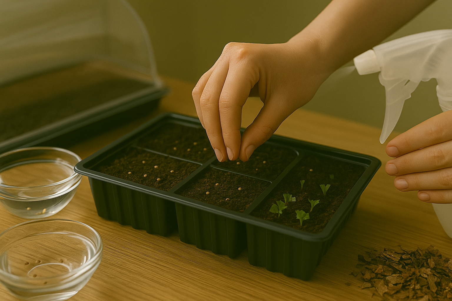 Under Sowing Parsley Seeds