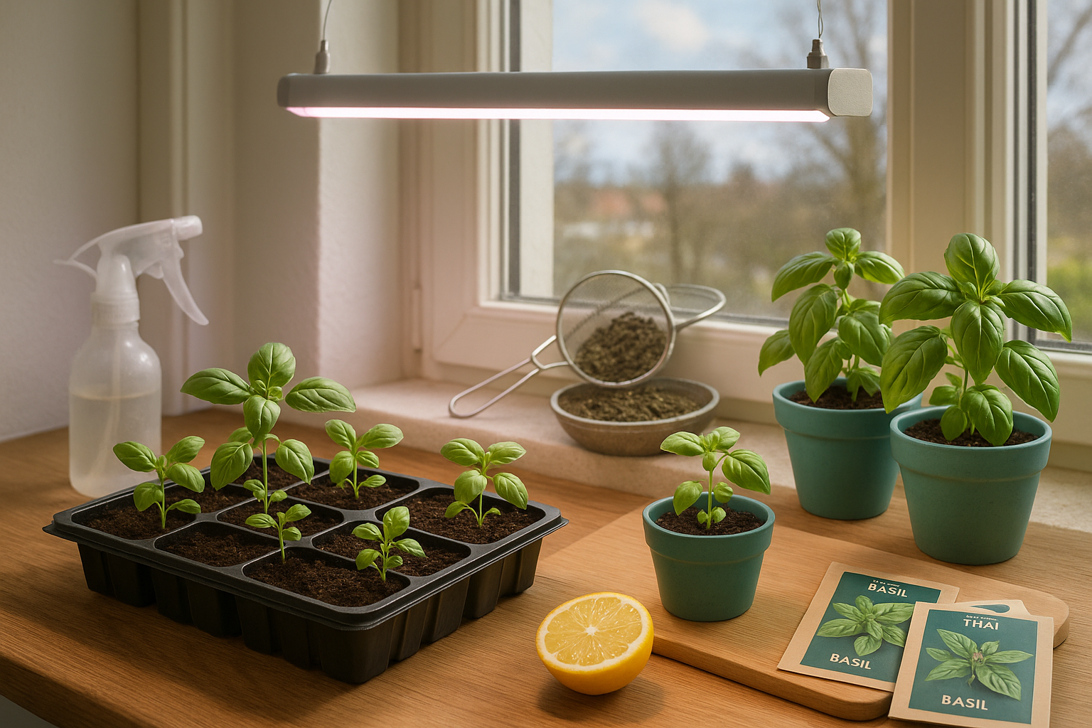 Under Starting Basil Indoors
