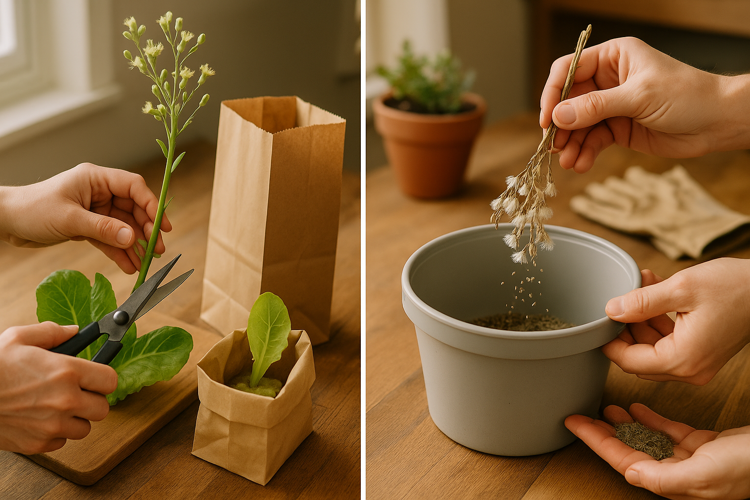 Under Step-by-Step Guide to Harvesting Lettuce Seeds heading