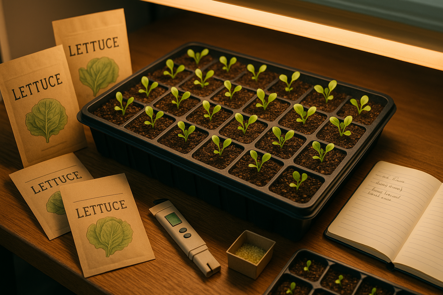 Under Tips for Growing Lettuce from Saved Seeds heading