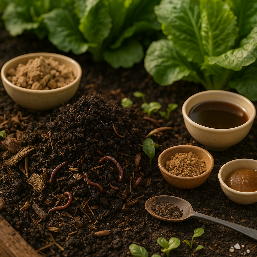 Under Top Organic Fertilizers for Lettuce
