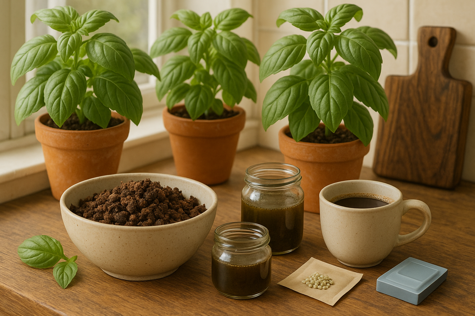 Under heading Choosing the Right Fertilizer for Basil