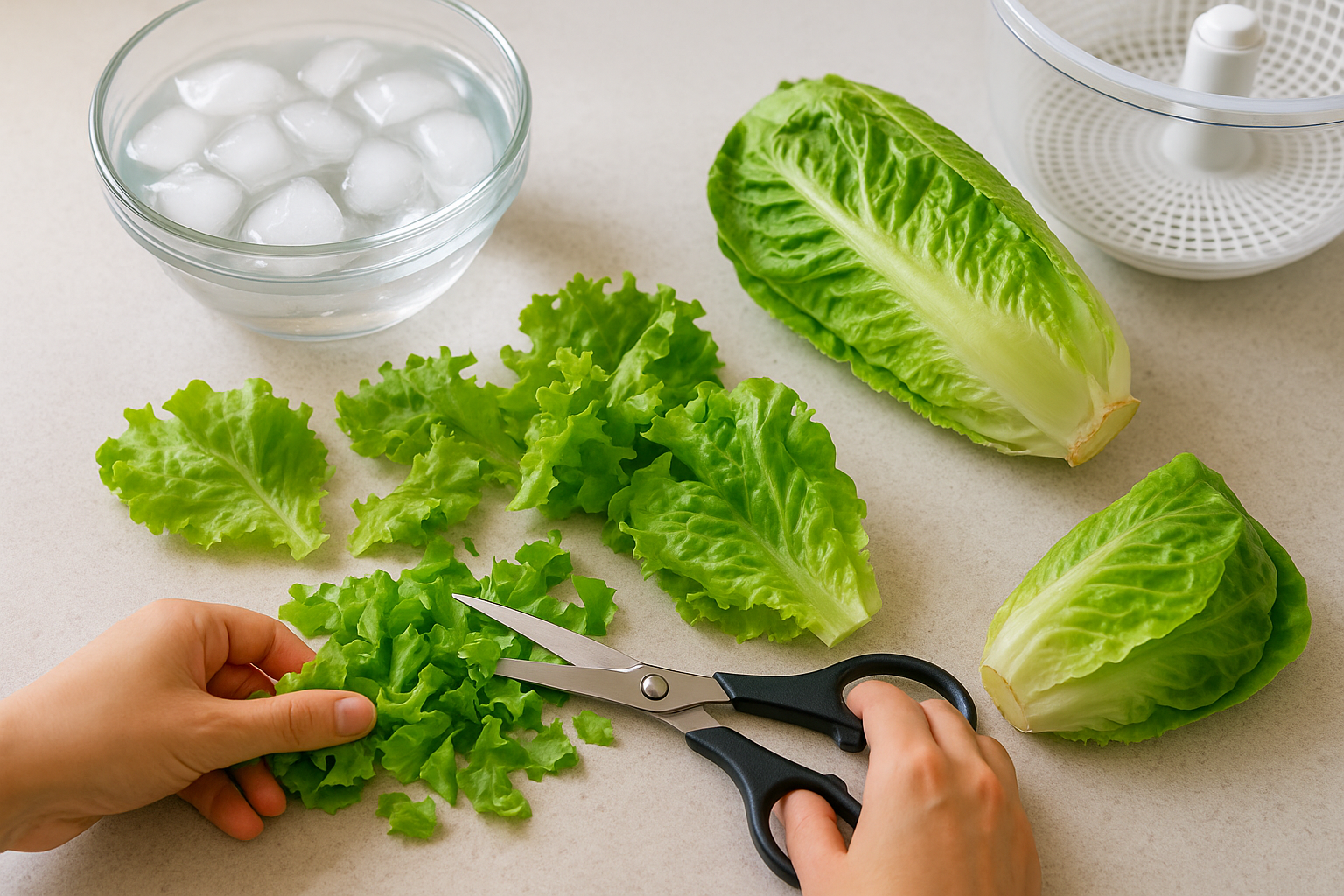 Under heading Harvesting and Maintaining Your Lettuce Crop