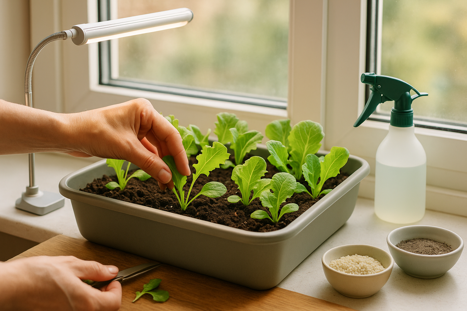 Under heading How to Grow Lettuce in Pots